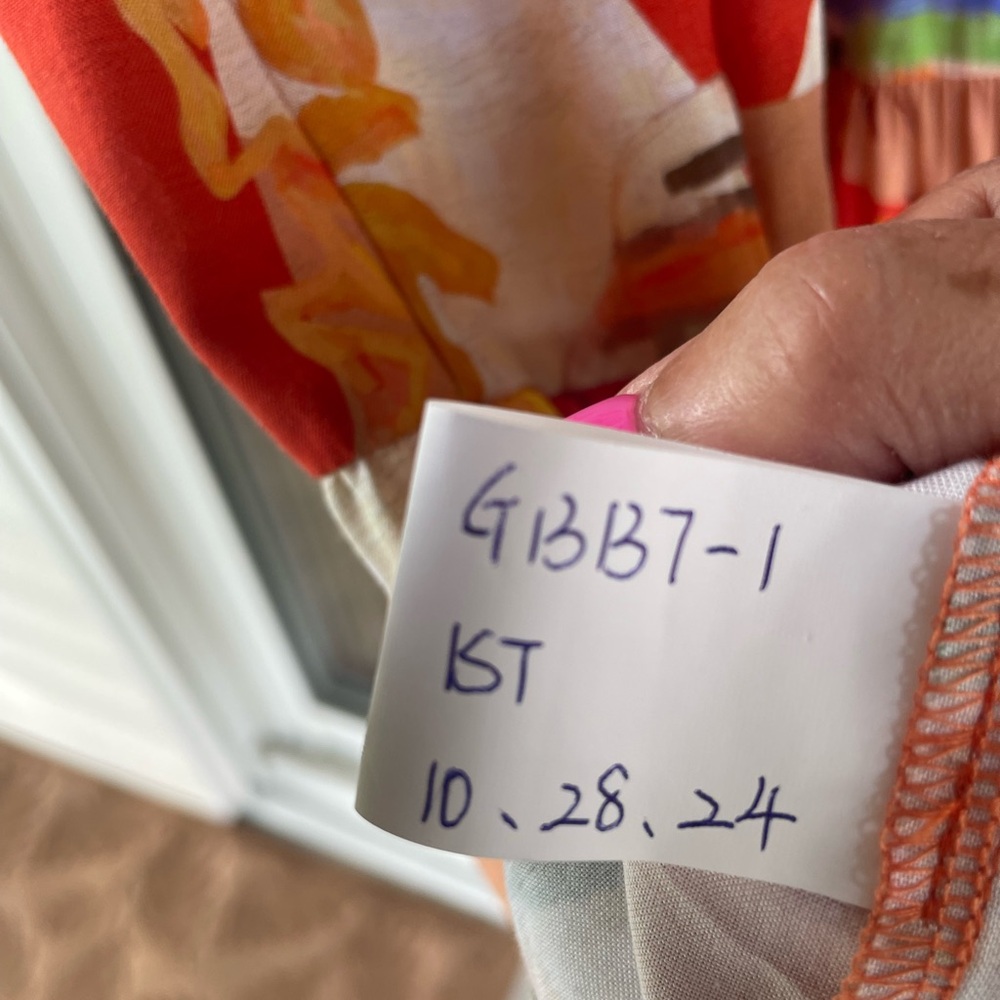 JODIFL Colorful Beachy Boho Patterned Maxi Sundress NWOT “Approximate” size  Med - Picture 15 of 16